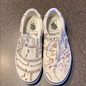 Vans Harry Potter Marauders Map Slip ons